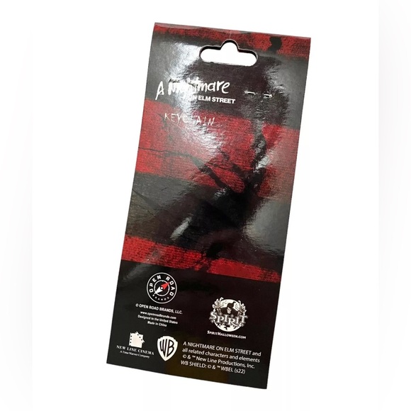 Nightmare On Elm Street Keychain Freddy Krueger Key Ring NEW - Picture 3 of 3